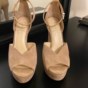 Jessica Simpson beige shoes